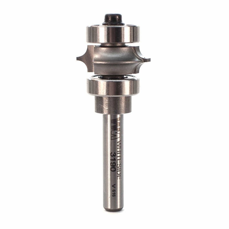 3190 Full Bead Router Bit 1/4" SH 1/8" R 7/8" D X 5/16" CL X 2-1/8" OL